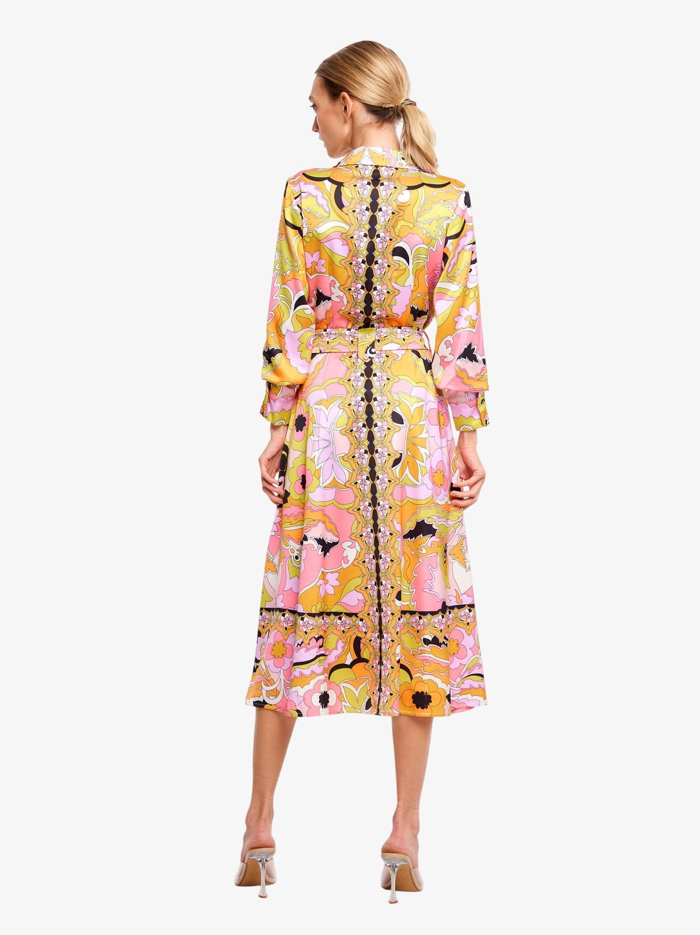 Breeze Printed Midi Shirtdress