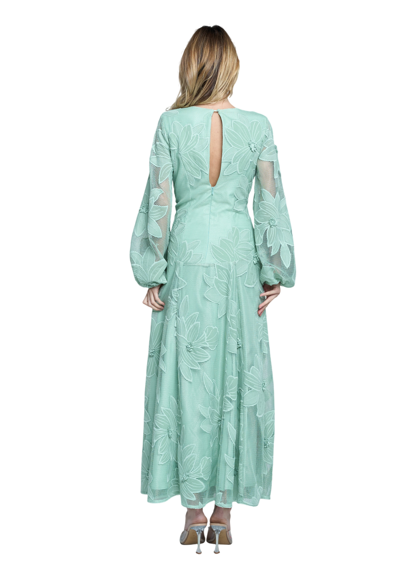 Sarilla Long Sleeve Lace Maxi Dress