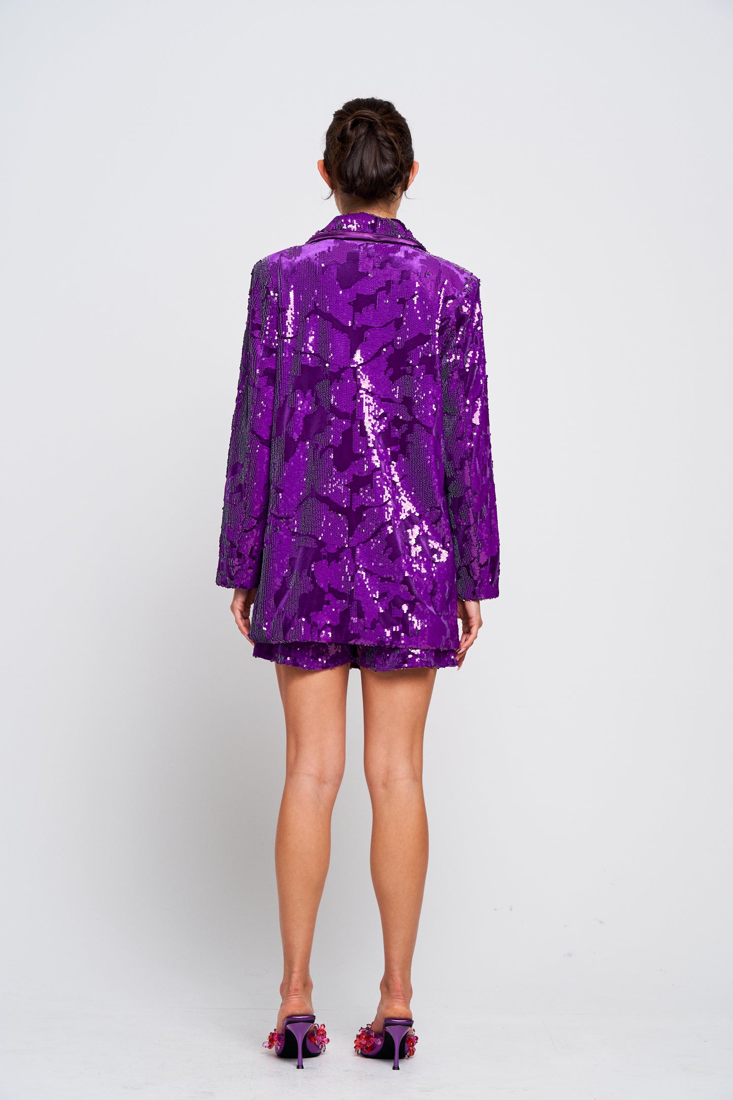 Chaqueta de terciopelo con lentejuelas Gena