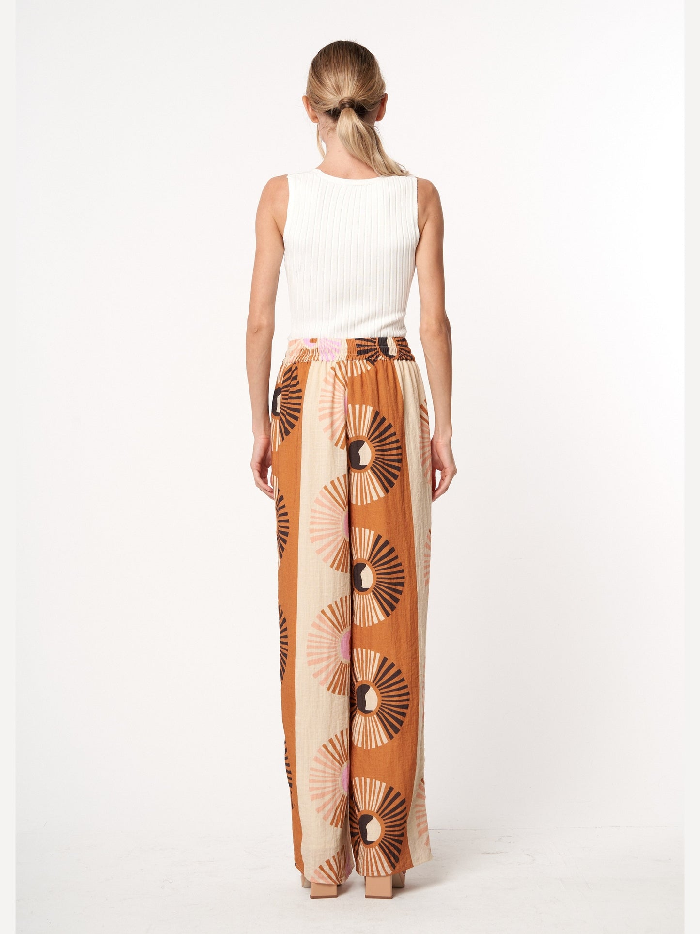 Gina Printed Drawstring Pants