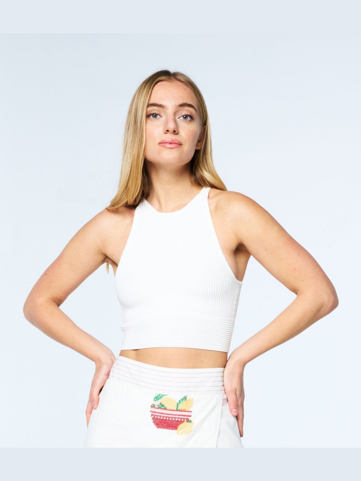 Camira Rib Knit Halter Top