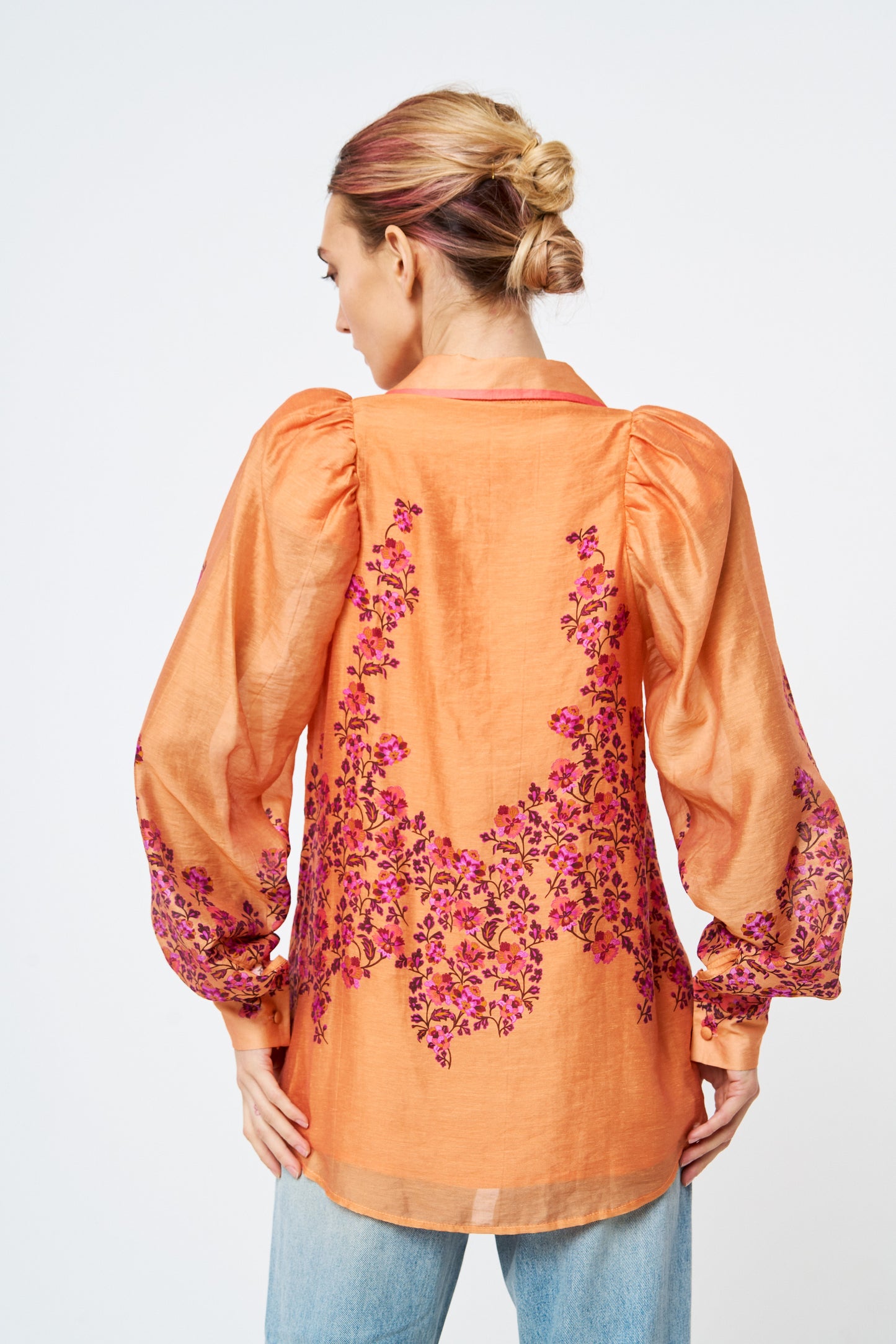 Valerie Long Sleeve Floral Print Top