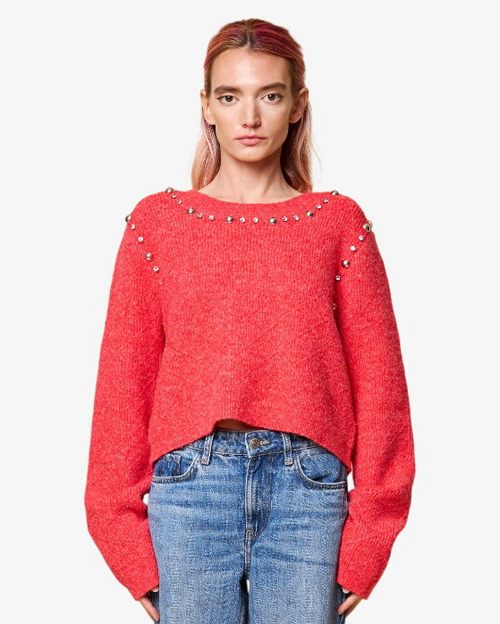 Load image 1 in gallery view. Merryl Metal Trim Pullover Sweater