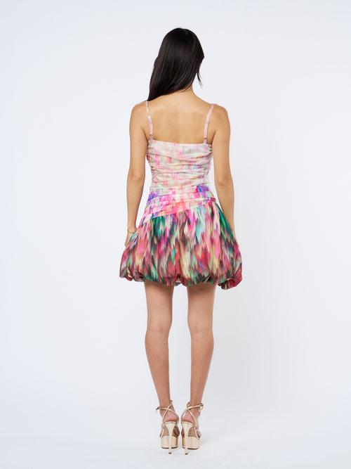 Cargar la imagen 1 en la vista de la galería. Remi Bubble Hem Sleeveless Mini Dress