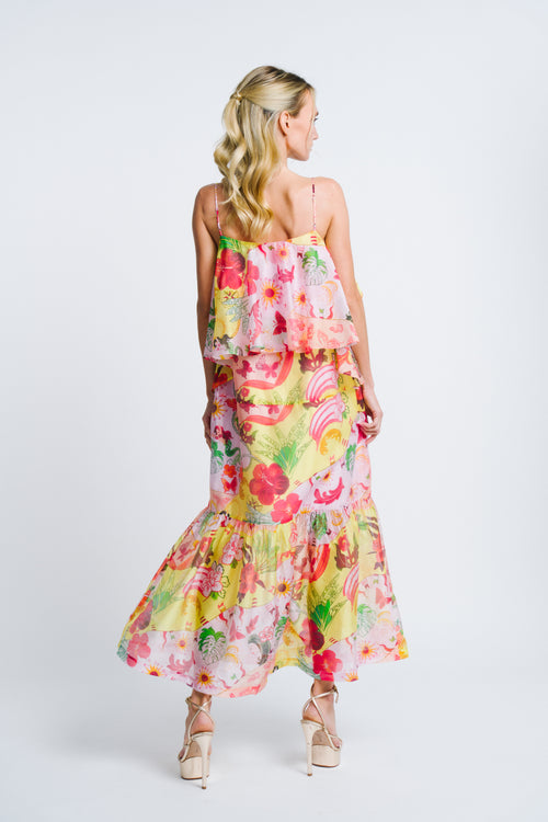 Cargar la imagen 1 en la vista de la galería. Ellera Floral Print Midi Dress