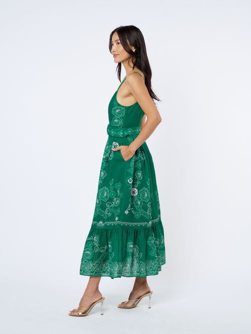 Load image 1 in gallery view. Esme Floral Print Button-Up Maxi Dress
