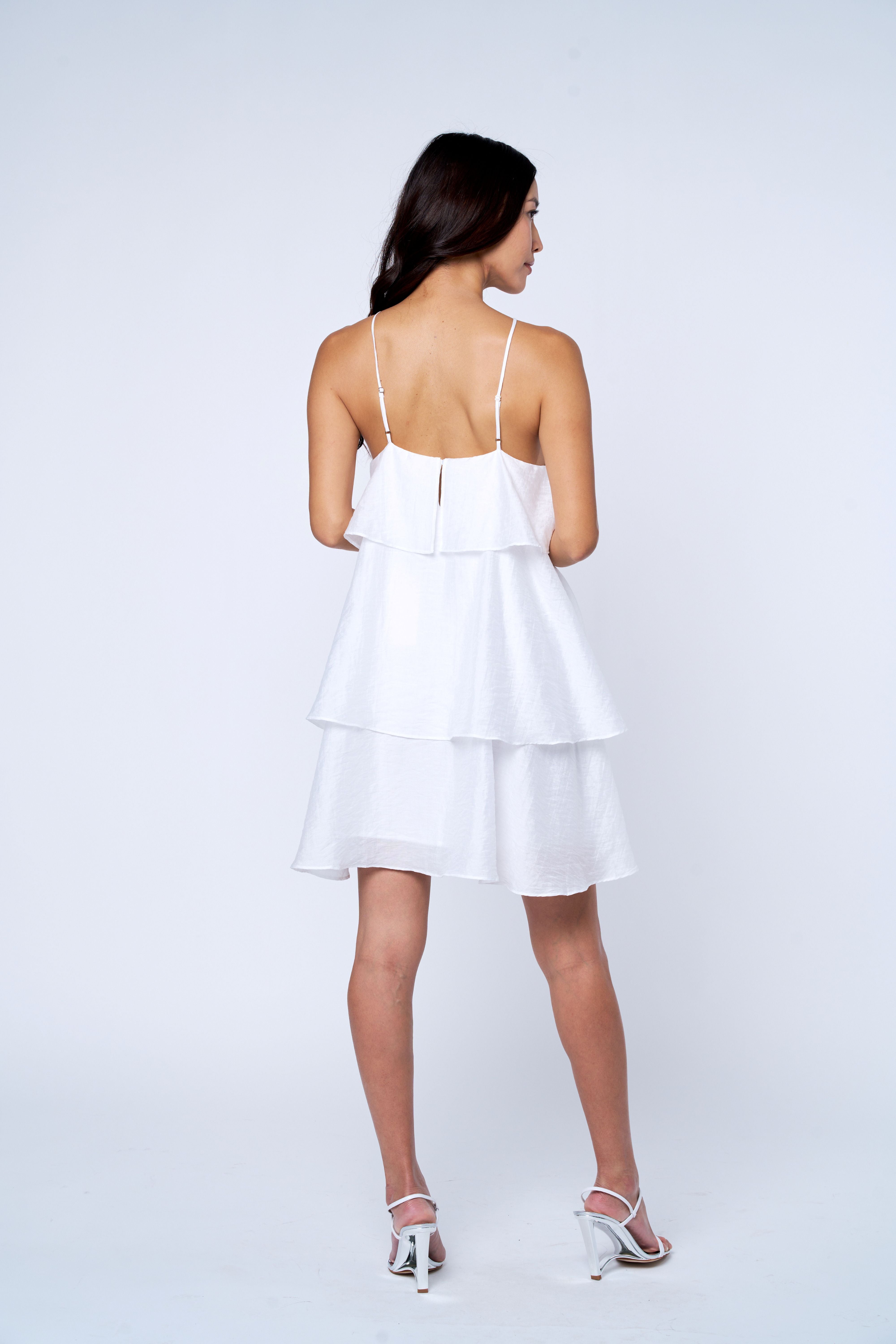 Kaia Floral Tiered Shift Dress