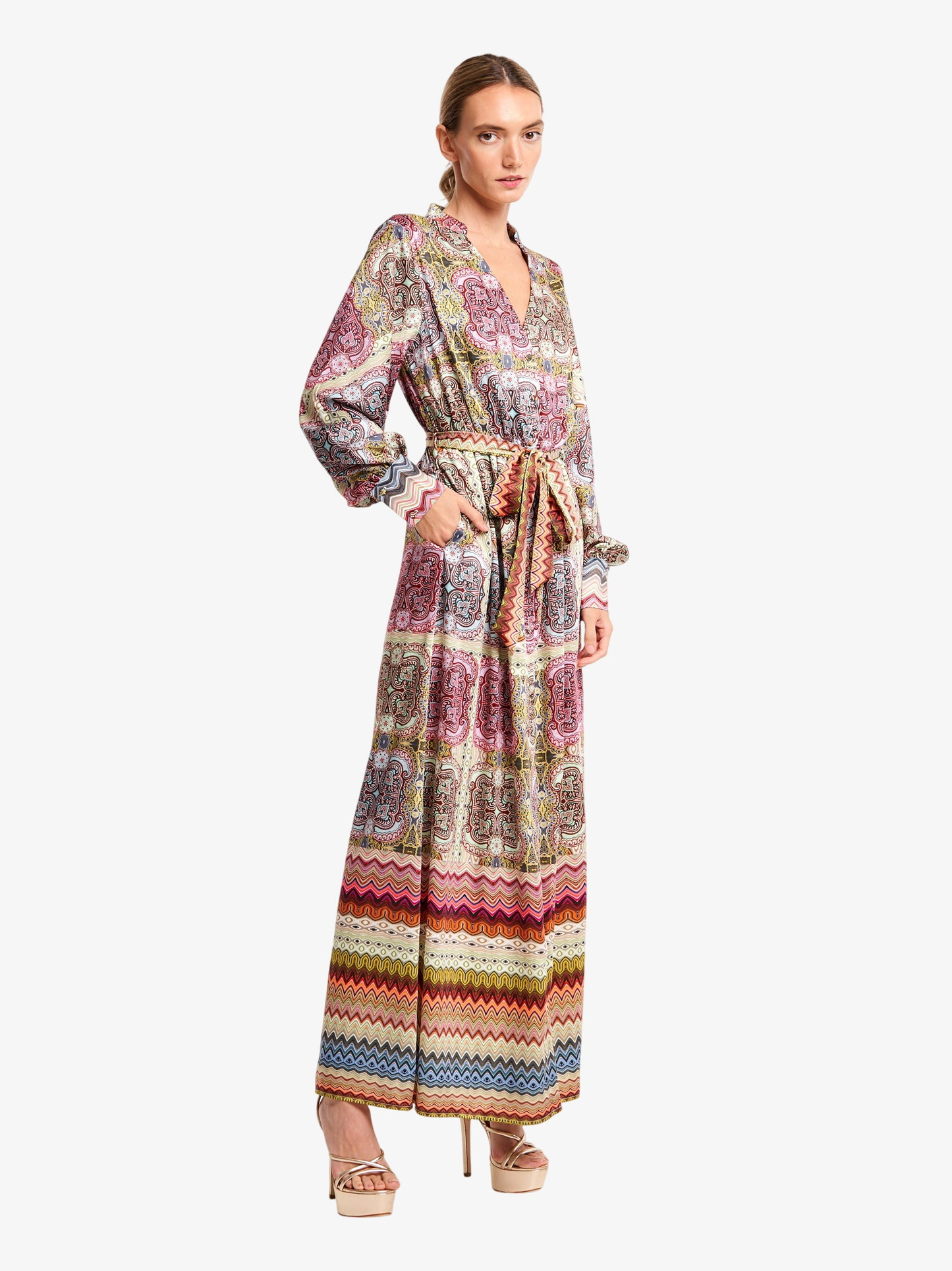 Nora Button-Up Maxi Shirtdress