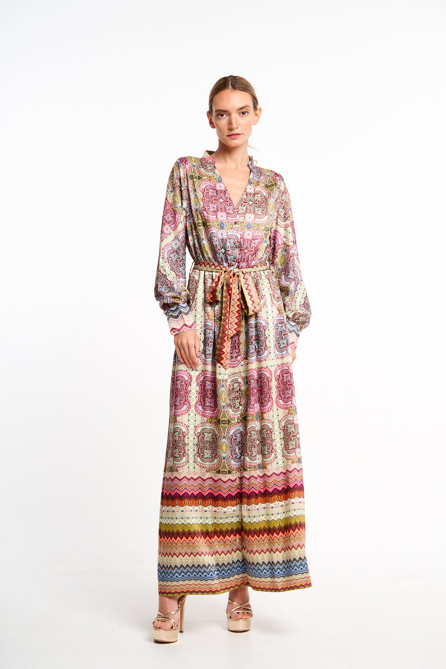 Nora Button Down Maxi Shirtdress