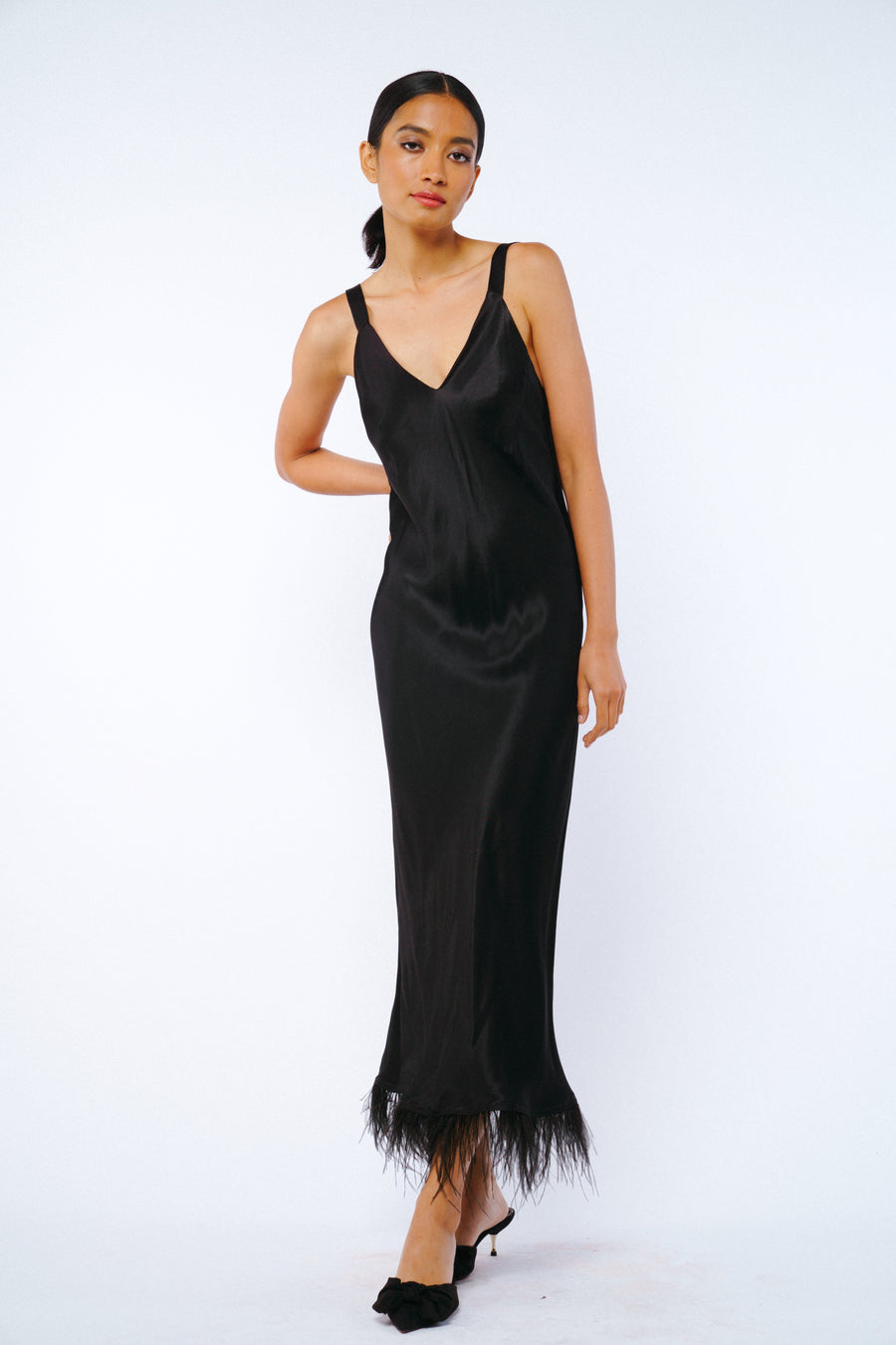 Analise Bias Tank Maxi Dress