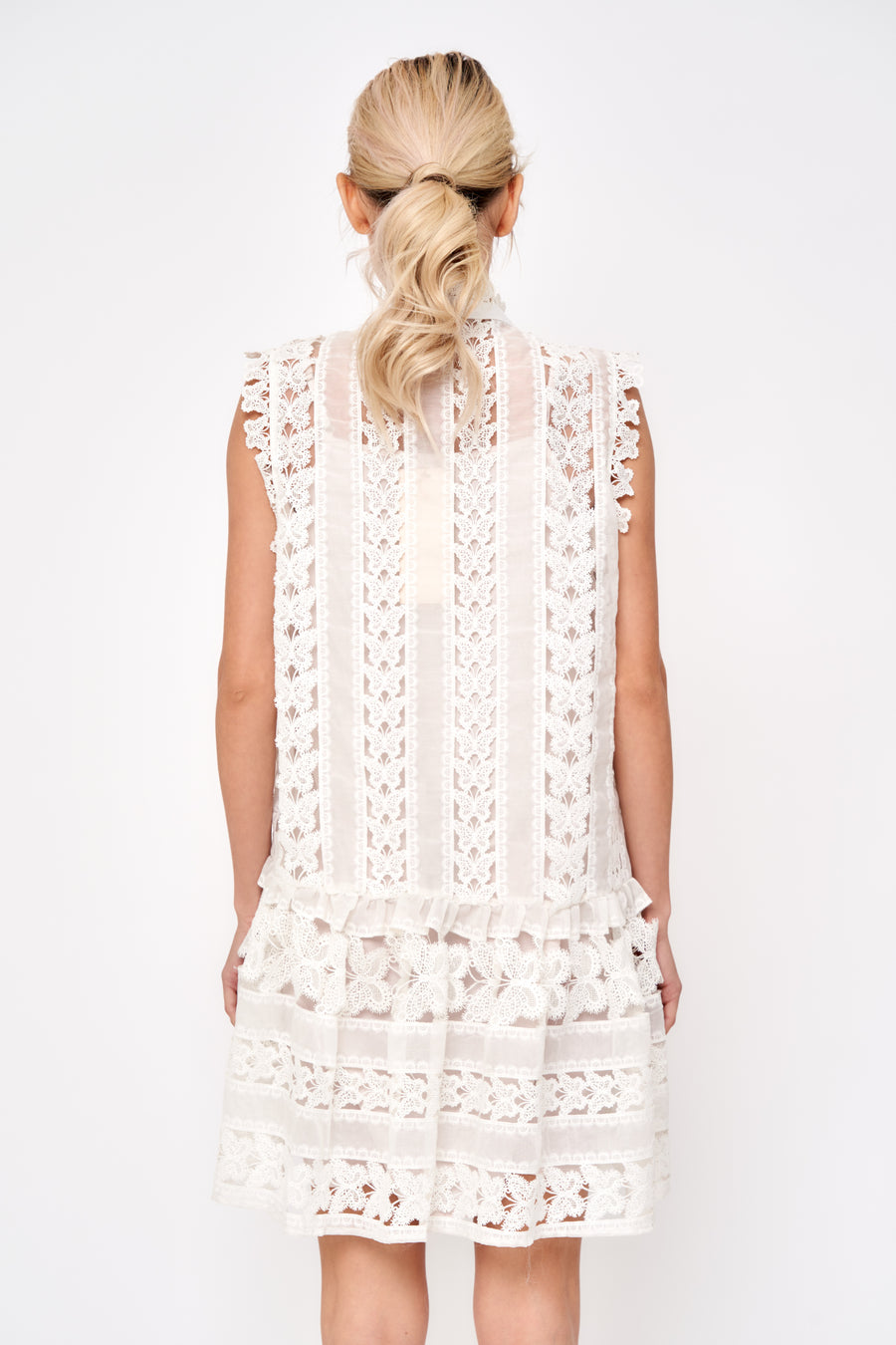 Cara Butterfly Lace Shift Dress