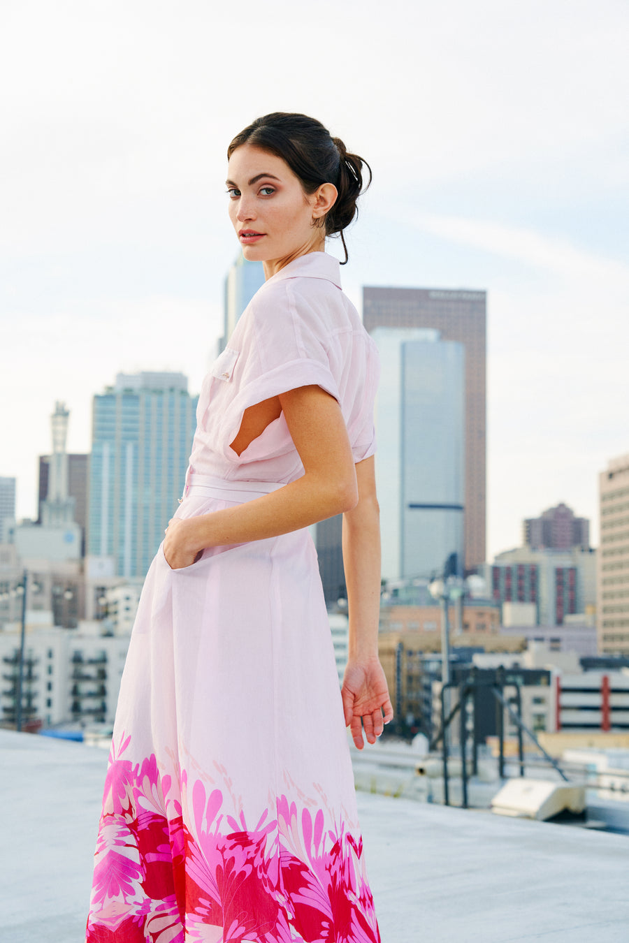 Sora Belted Shirtdress