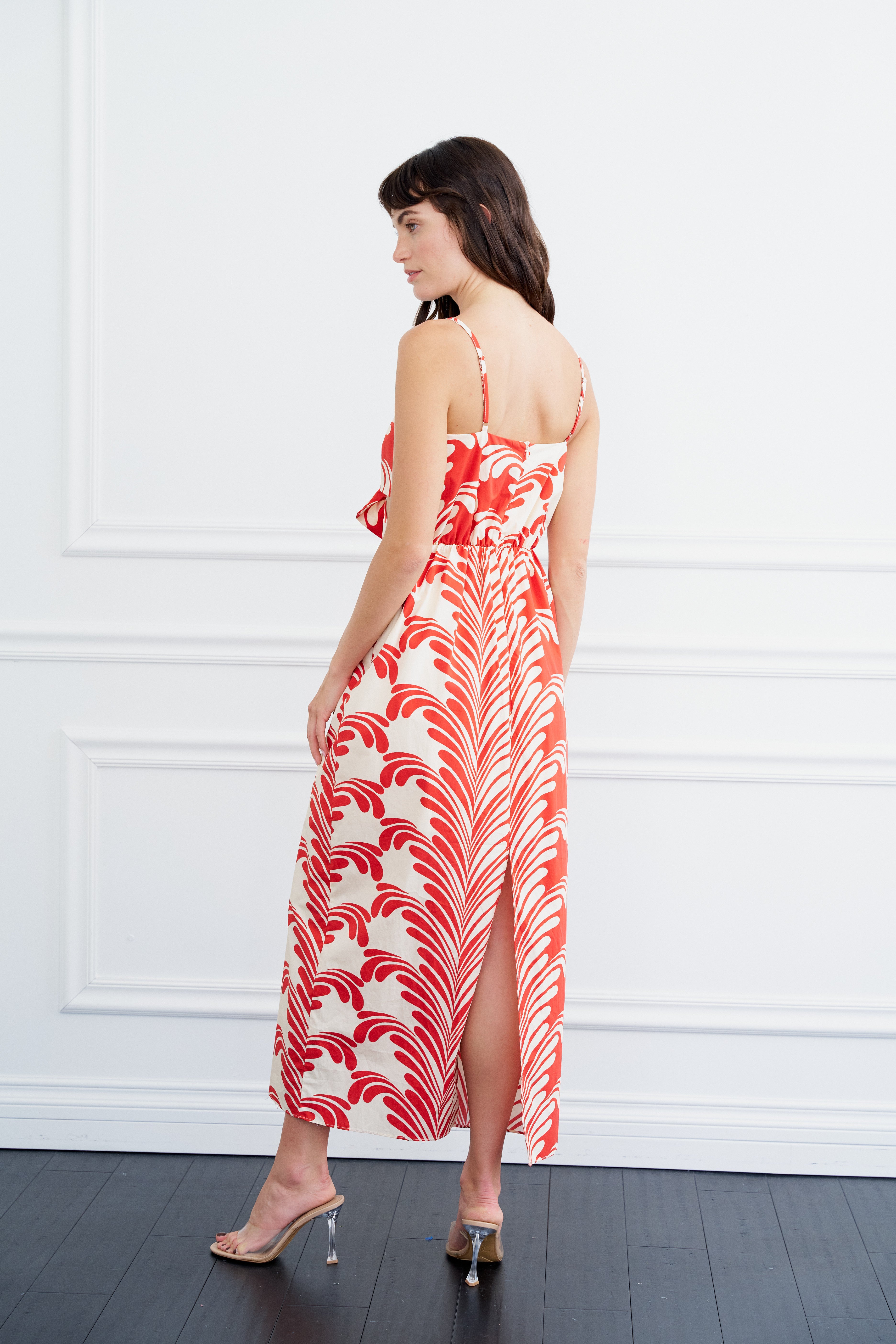 Analyse Printed Sleeveless Maxi Dress