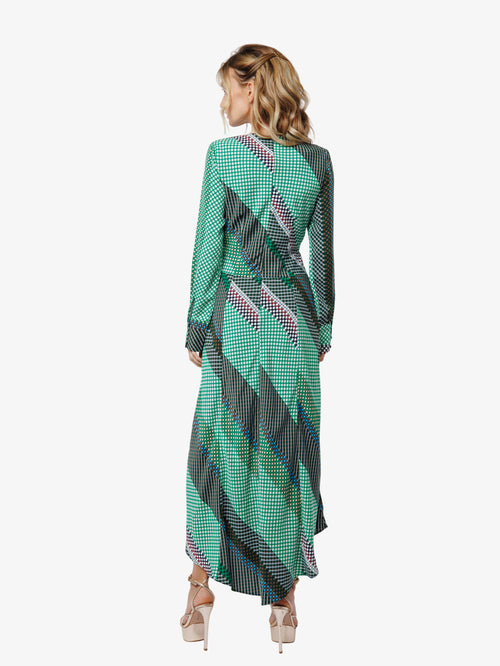 Cargar la imagen 1 en la vista de la galería. Asla Striped Twist Front Dress