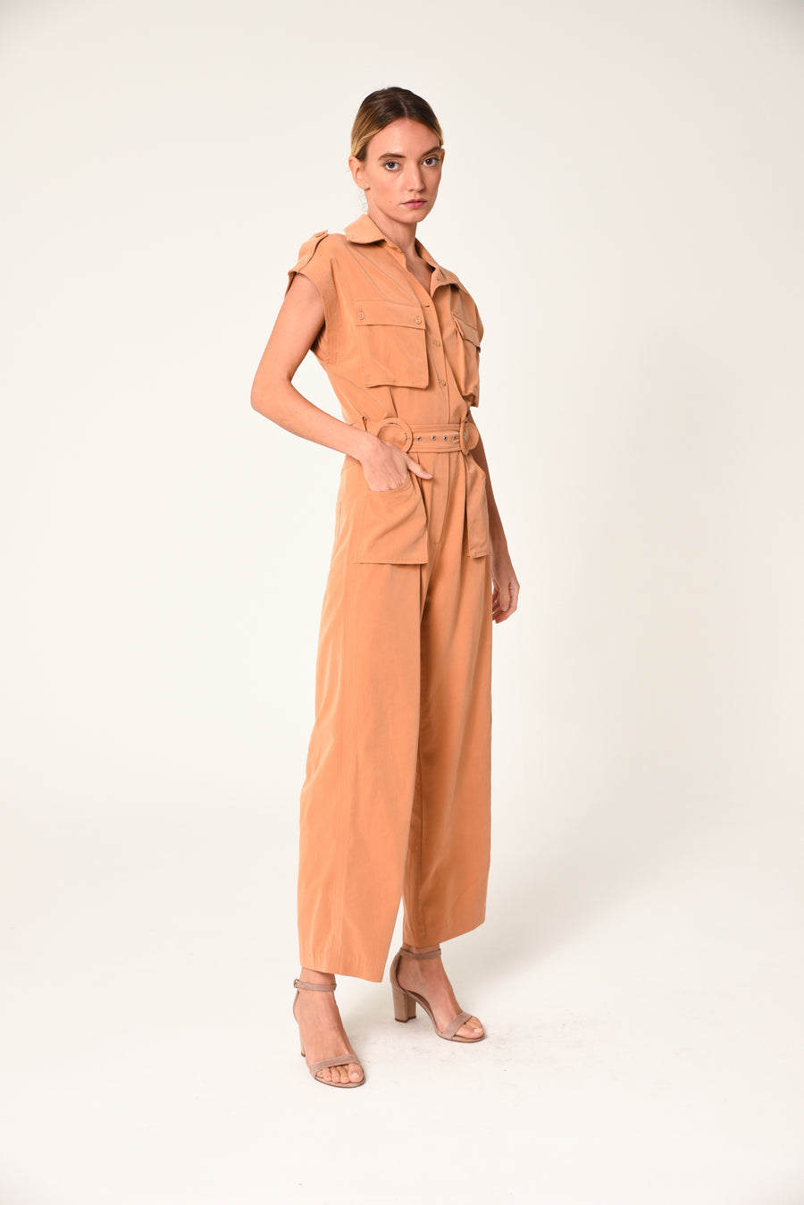 Joelle Cap Sleeve Jumpsuit