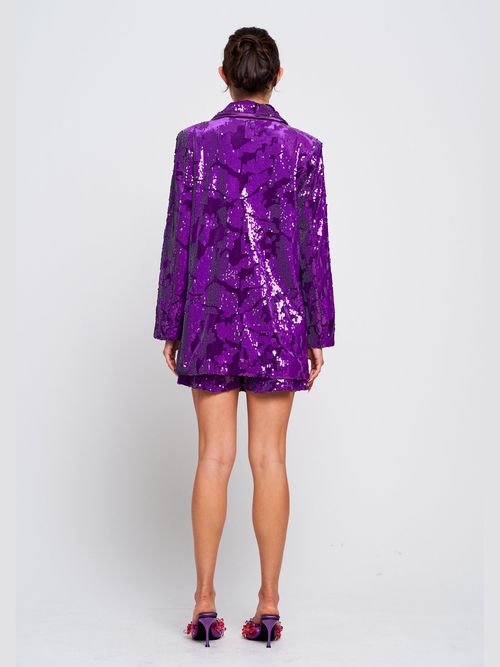 Gena Velvet Sequin Jacket