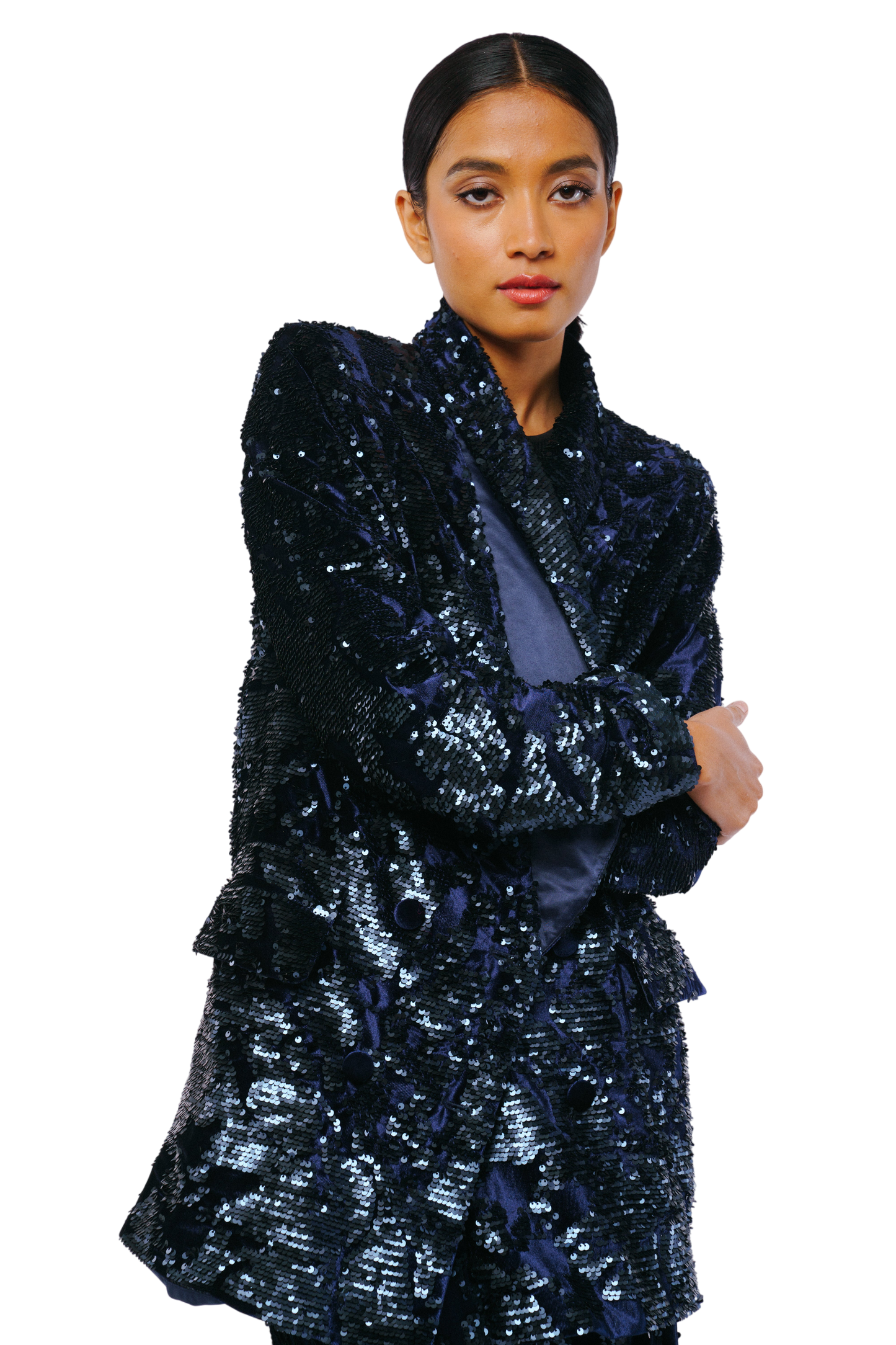 Geena Velvet Sequin Jacket