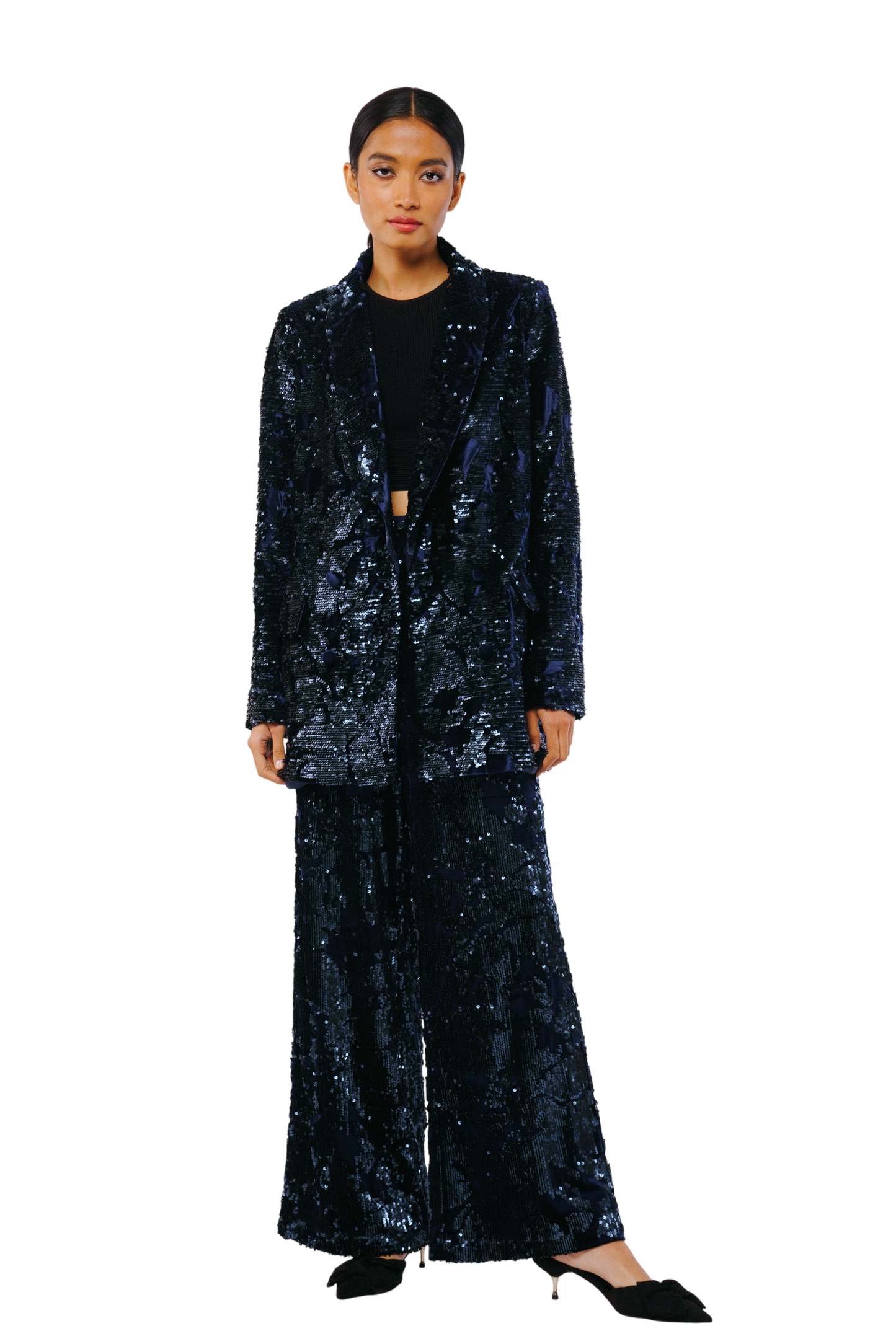 Geena Velvet Sequin Jacket