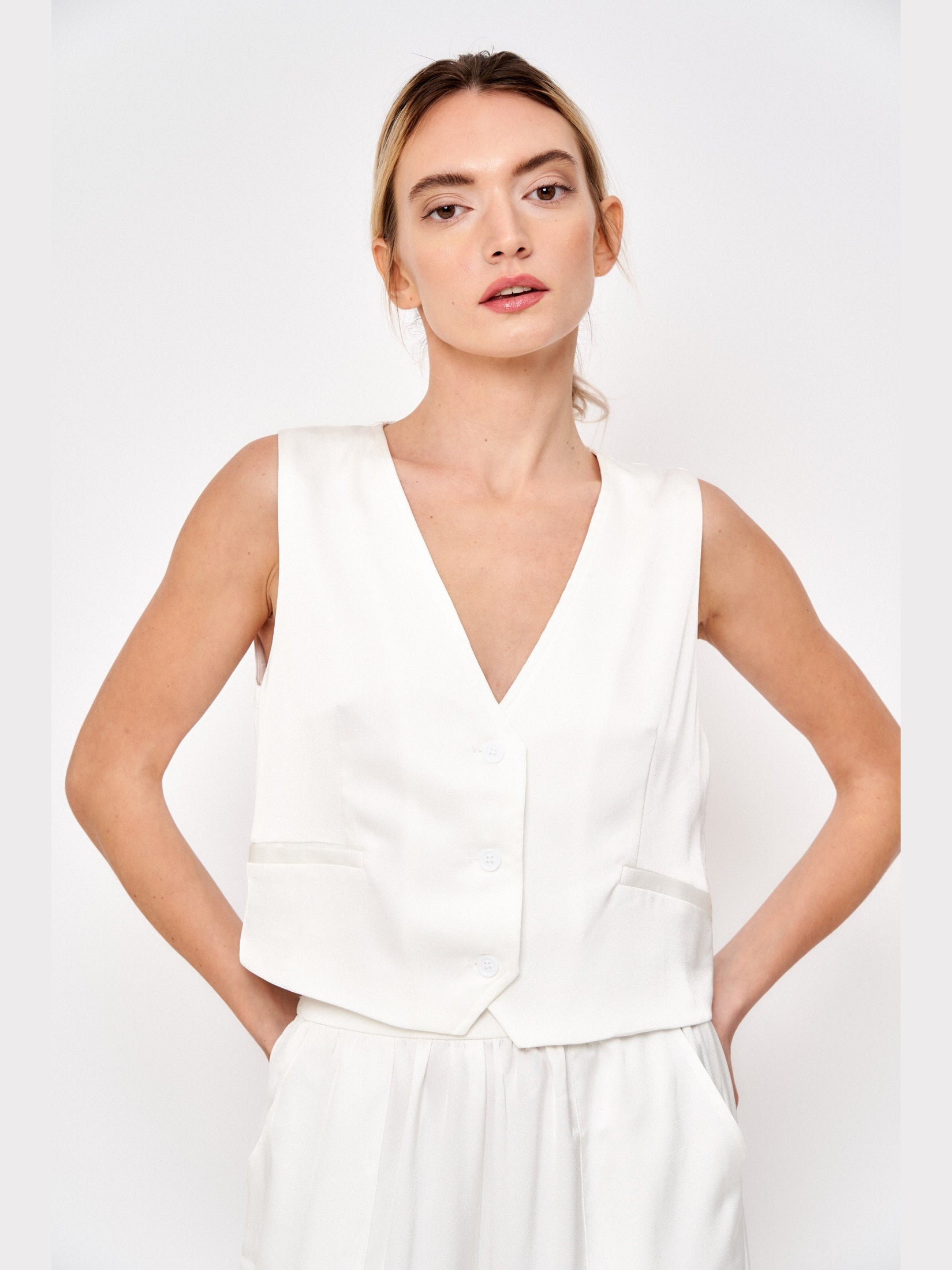 Frankie Button-Up Vest