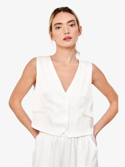 Load image 1 in gallery view. Frankie Button-Up Vest