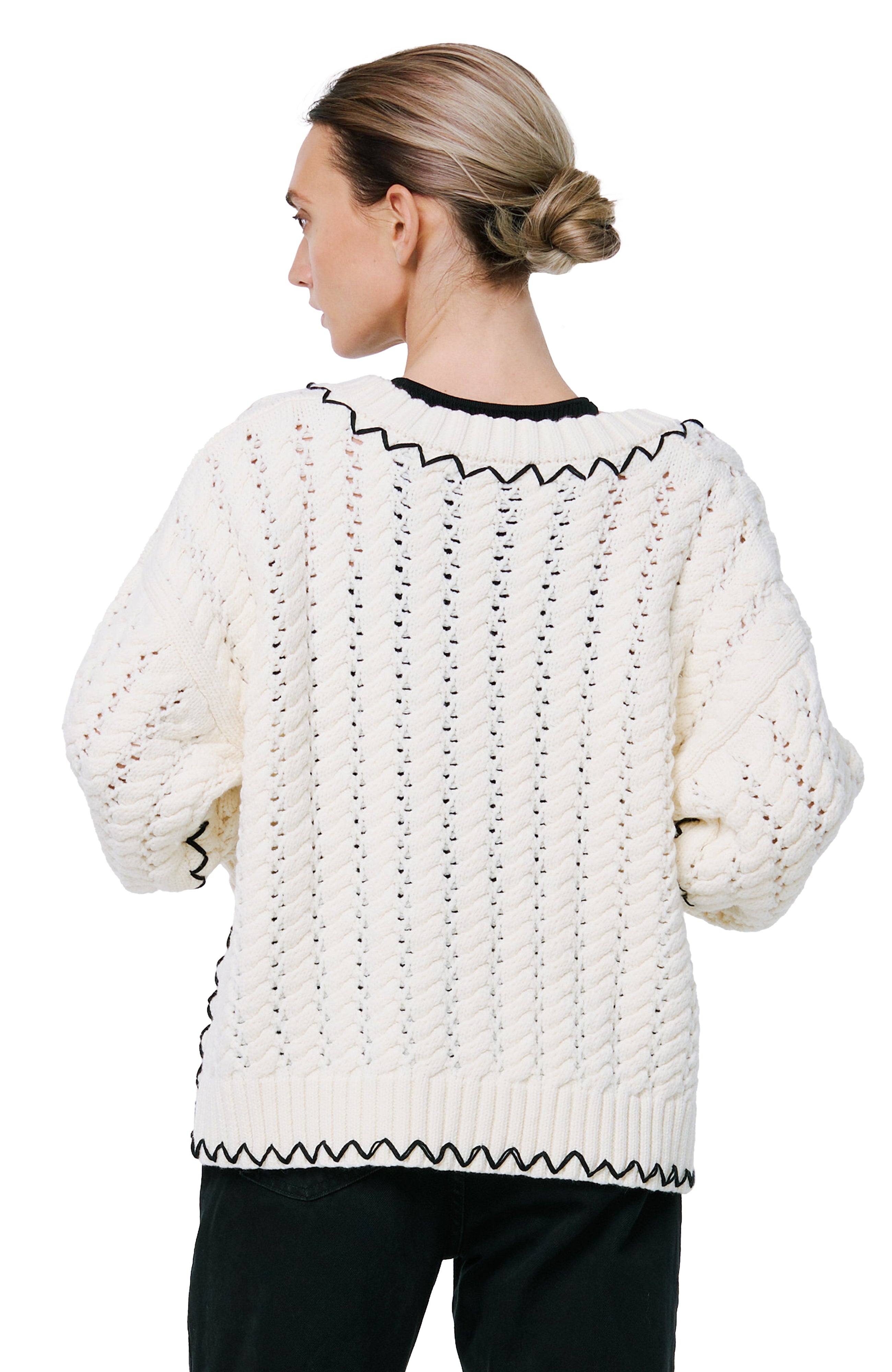 Joan Embroidered Cardigan Sweater