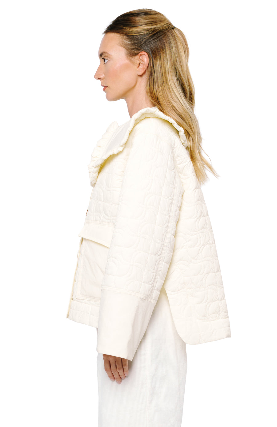 Laufey Wide Collar Puffer Jacket