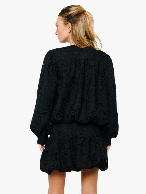 Cargar la imagen 1 en la vista de la galería. Donna Bubble Hem Lace Jacket