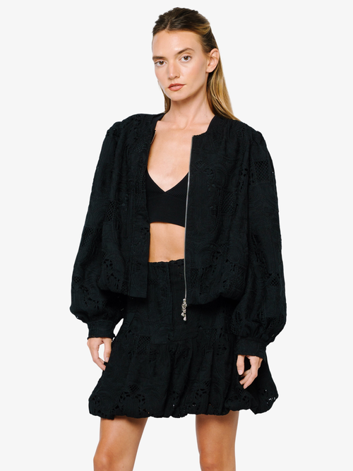 Cargar la imagen 1 en la vista de la galería. Donna Bubble Hem Lace Jacket