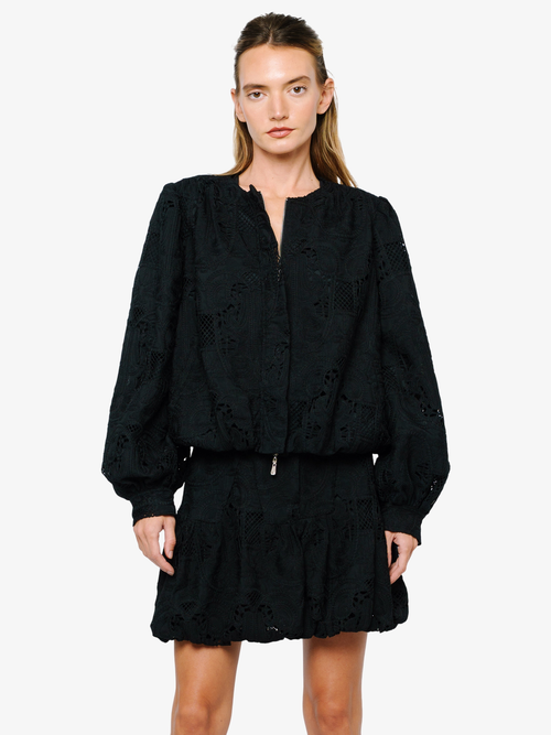 Cargar la imagen 1 en la vista de la galería. Donna Bubble Hem Lace Jacket