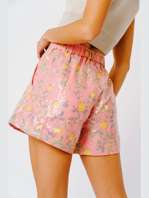 Cargar la imagen 1 en la vista de la galería. Pantalones cortos plisados ​​con lentejuelas Stevie 