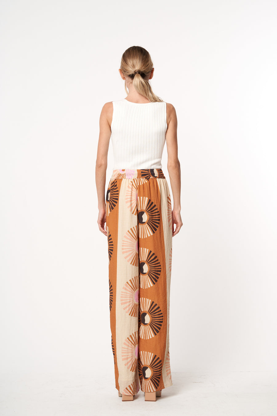 Gina Printed Drawstring Pants