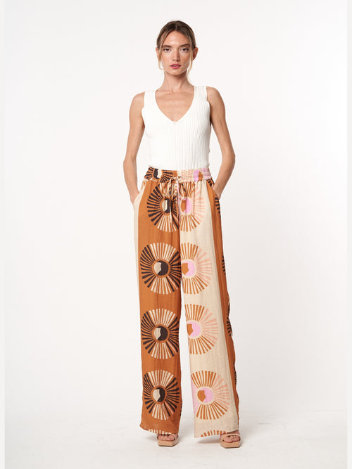 Cargar la imagen 1 en la vista de la galería. Gina Printed Drawstring Pants