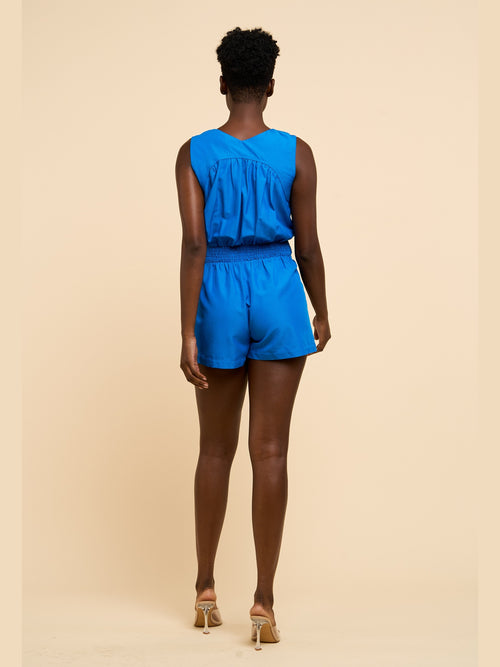 Cargar la imagen 1 en la vista de la galería. Maritza Tencel Tie Front Romper