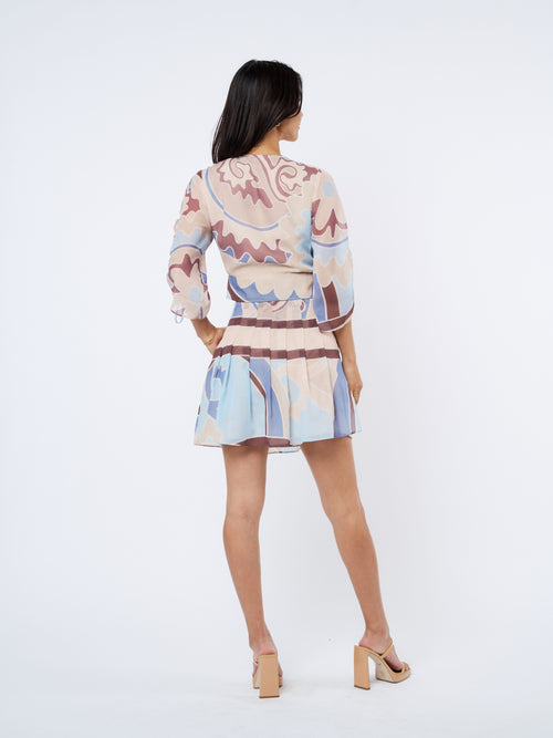 Load image 1 in gallery view. Reeve High Waisted Pleated Mini Skirt