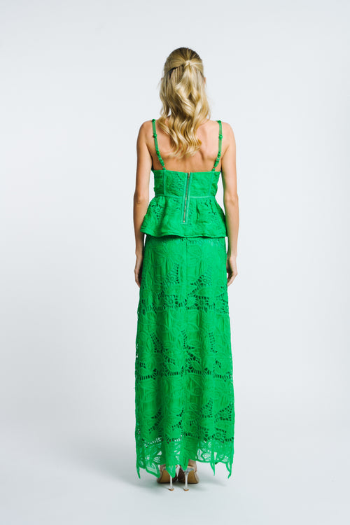 Load image 1 in gallery view. Luna Embroidered Lace Cami Top