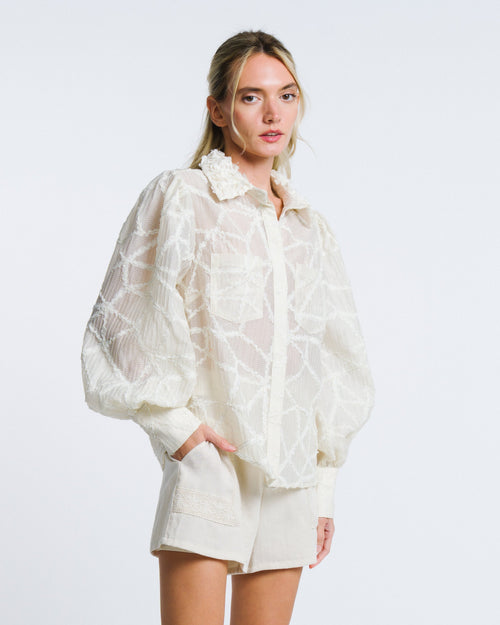 Load image 1 in gallery view. Jardin Long Sleeve Button Up Top