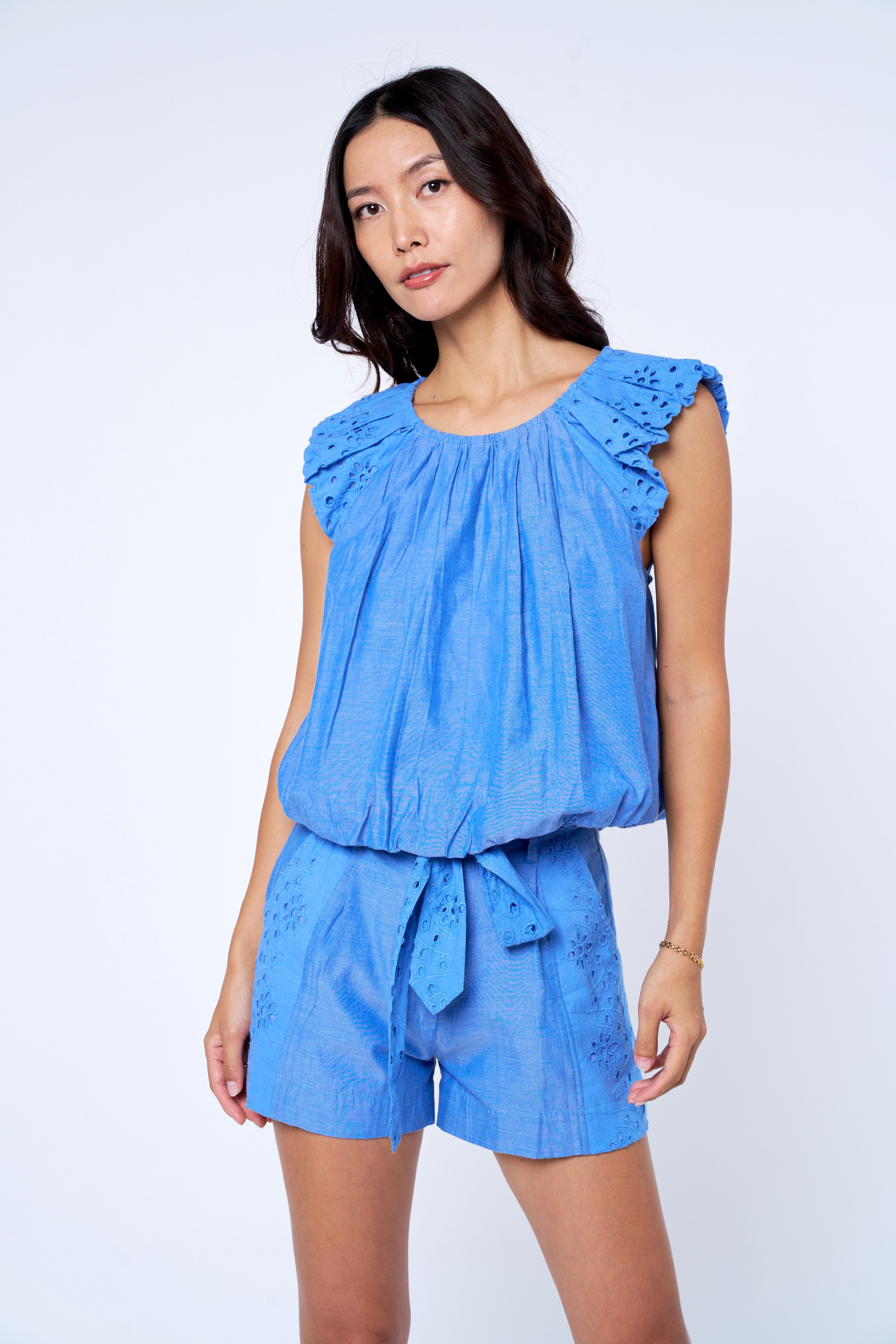 Ada	Eyelet Lace Top