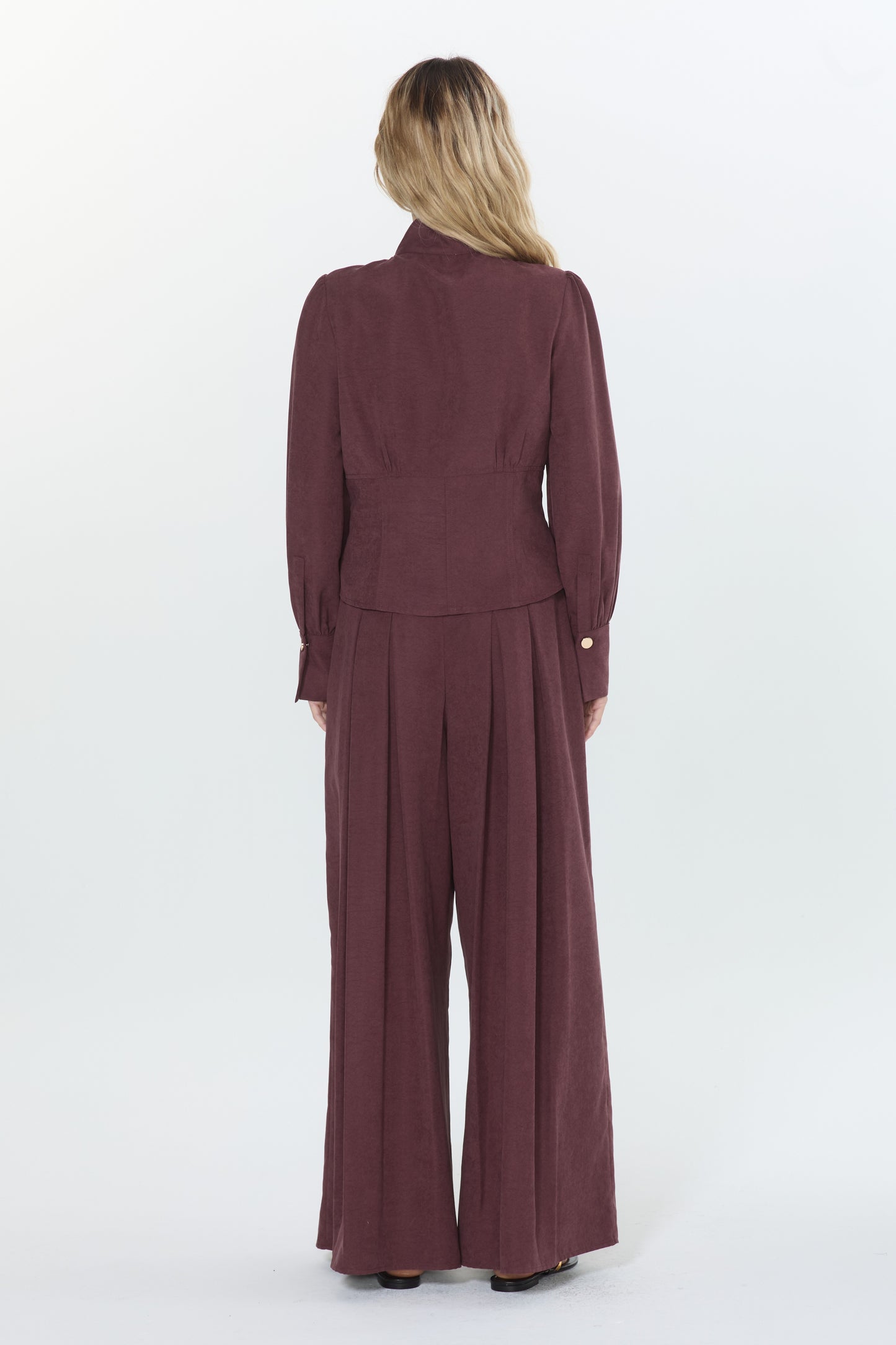 Aubriella High Waisted Wide Leg Pants
