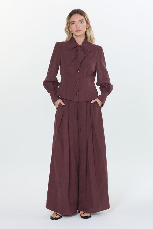 Load image 1 in gallery view. Aubriella High Waisted Wide Leg Pants