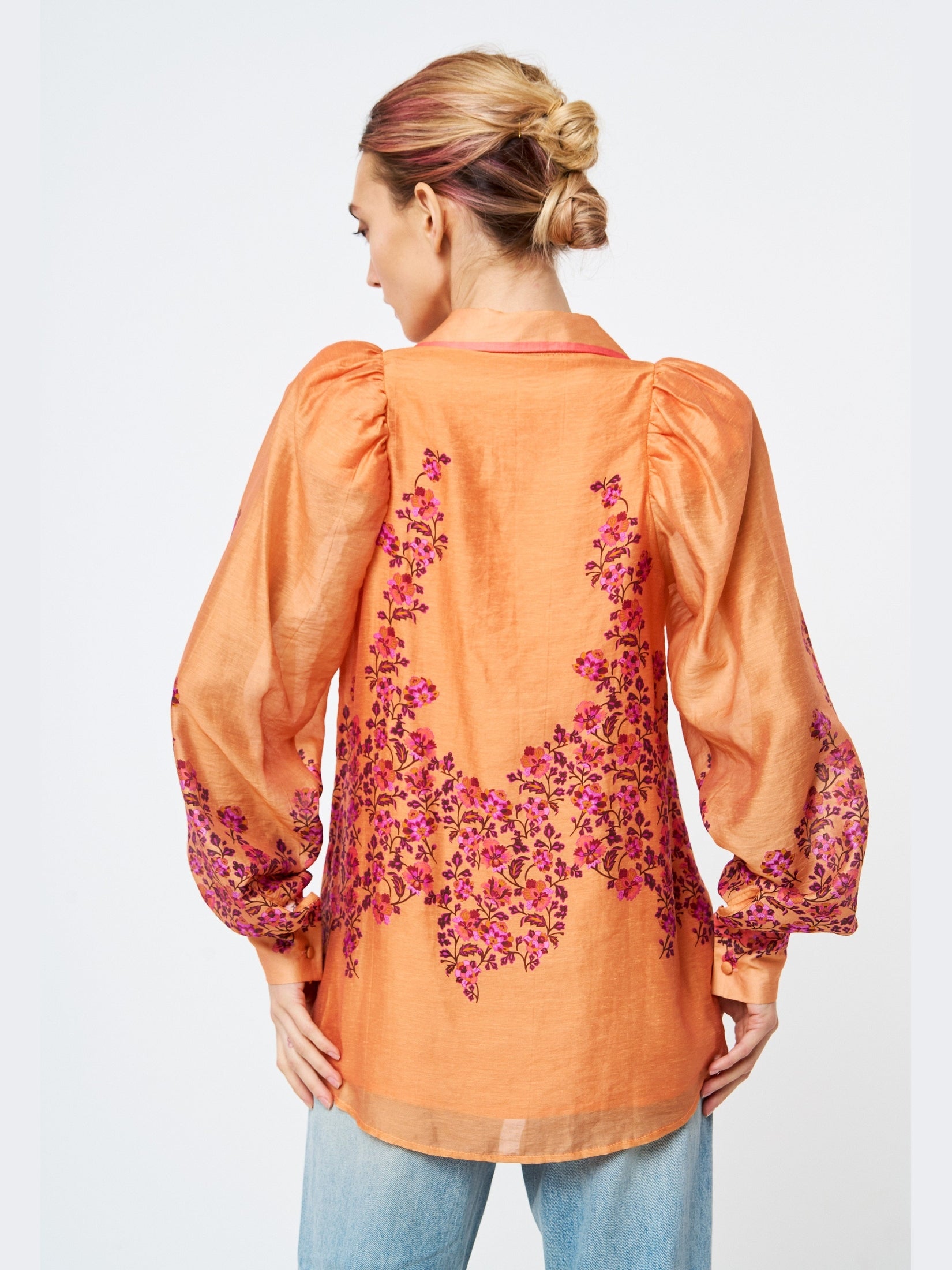 Valerie Long Sleeve Floral Print Top