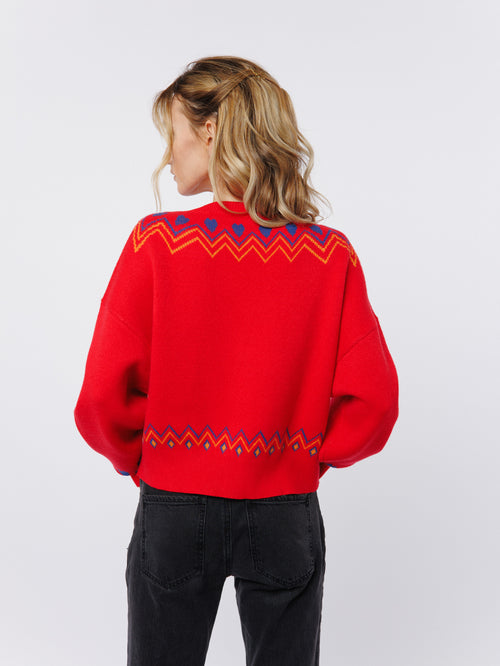 Load image 1 in gallery view. Neve Silly Goose Long Sleeve Sweater